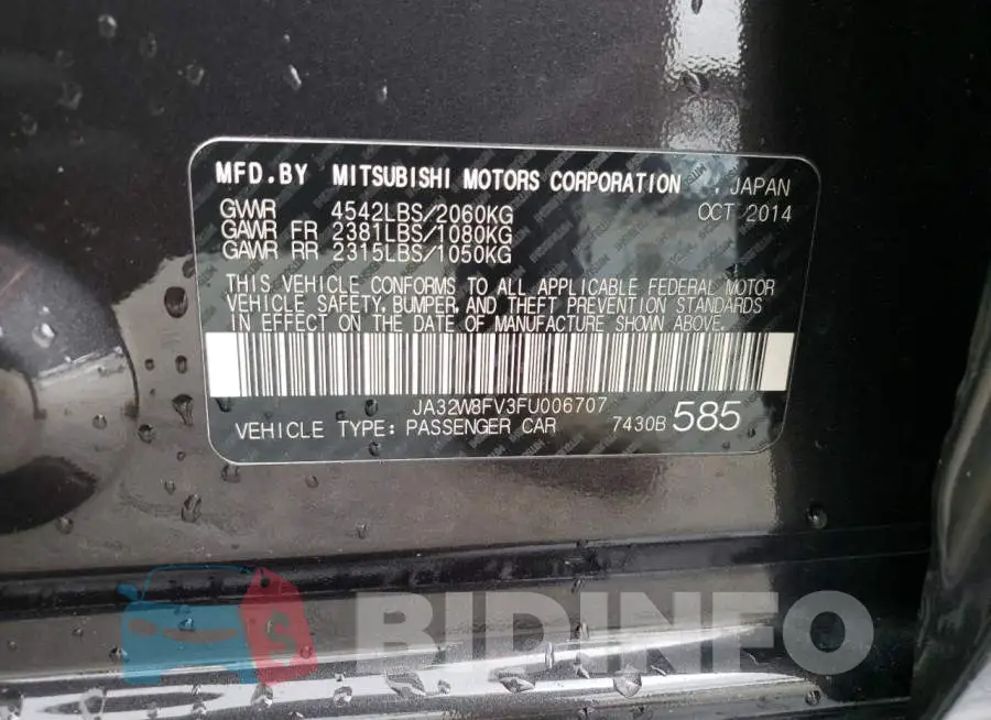 JA32W8FV3FU006707 Photo# 13