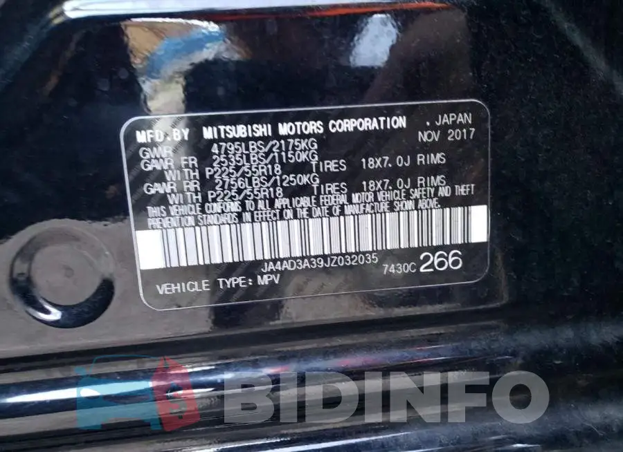 JA4AD3A39JZ032035 Photo# 13