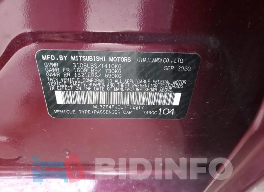 ML32F4FJ0LHF12917 Photo# 12