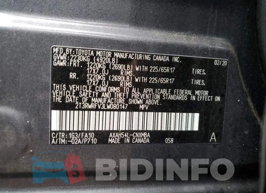 2T3RWRFV3LW080147 Photo# 12