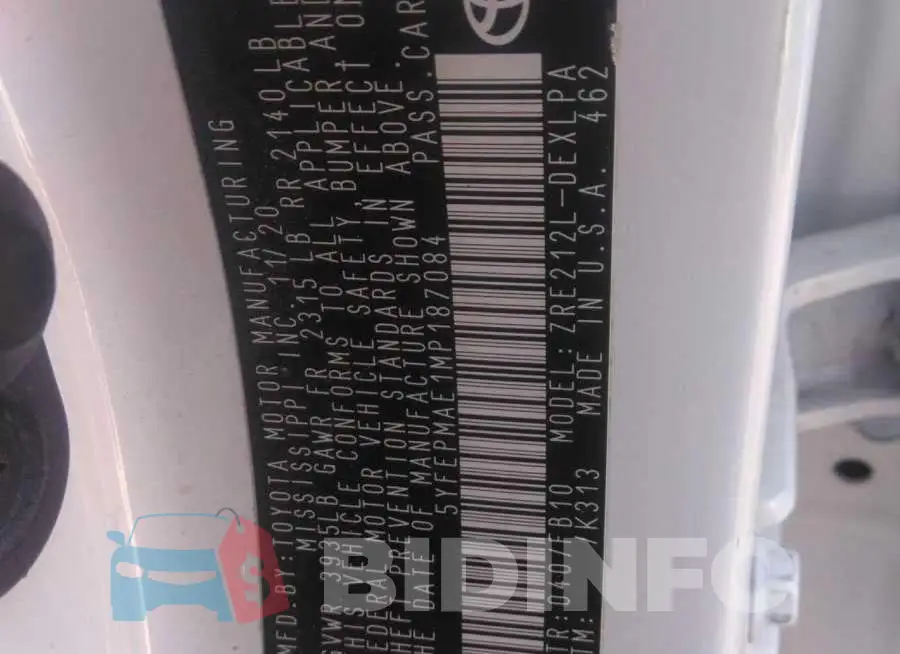 5YFEPMAE1MP187084 Photo# 10