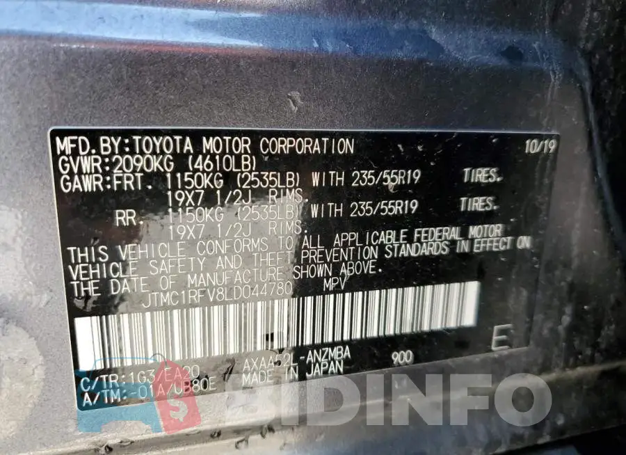 JTMC1RFV8LD044780 Photo# 14