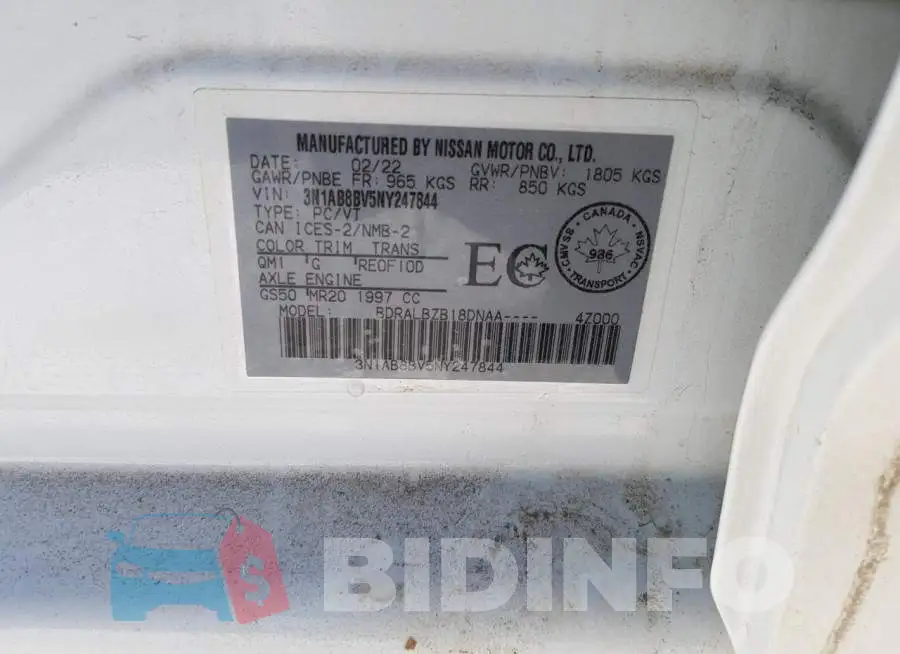 3N1AB8BV5NY247844 Photo# 12