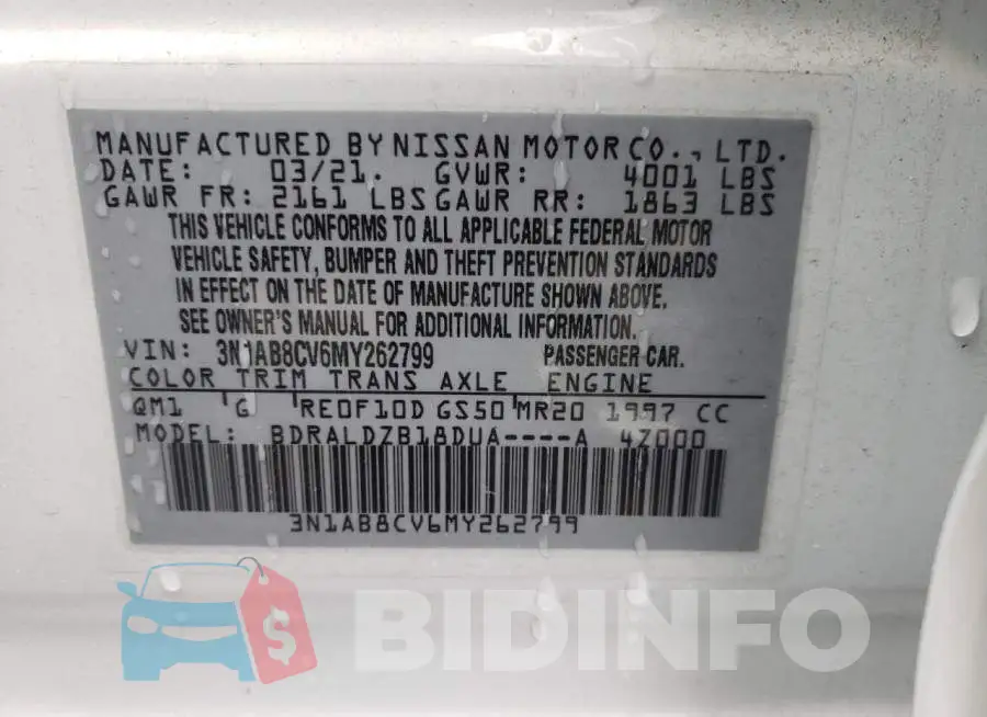 3N1AB8CV6MY262799 Photo# 12