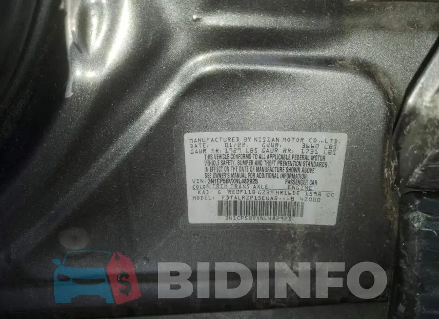 3N1CP5BVXNL482925 Photo# 12