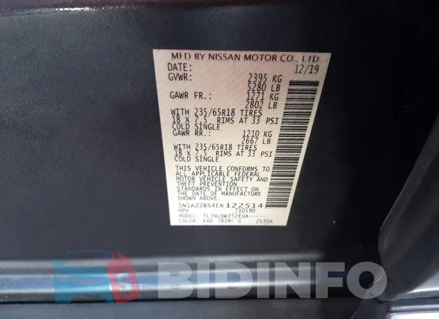 5N1AZ2BS4LN122514 Photo# 13