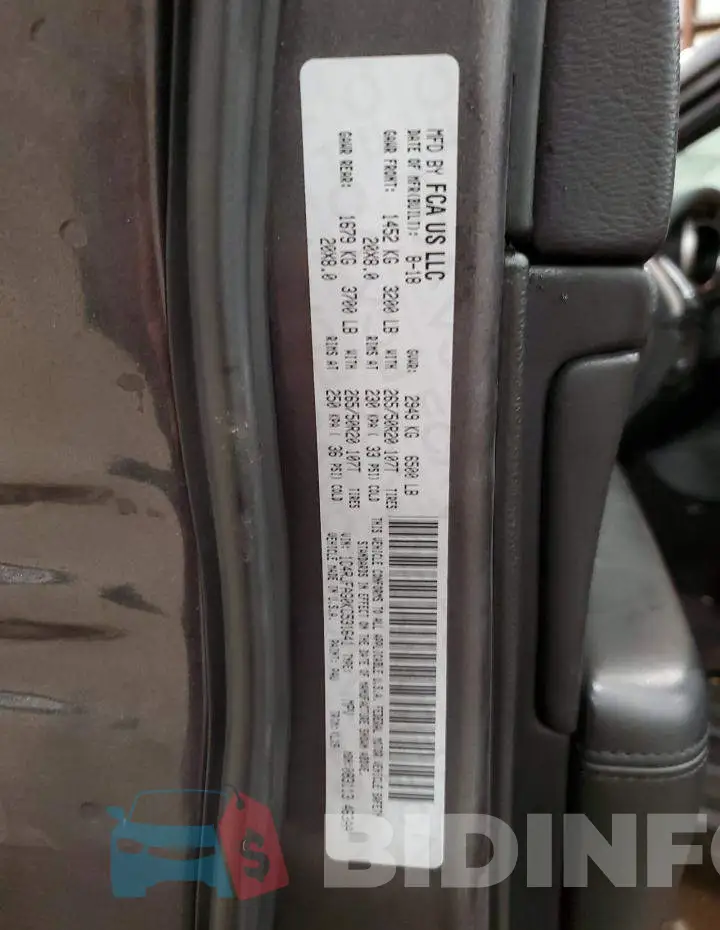 1C4RJFAG0KC531641 Photo# 13