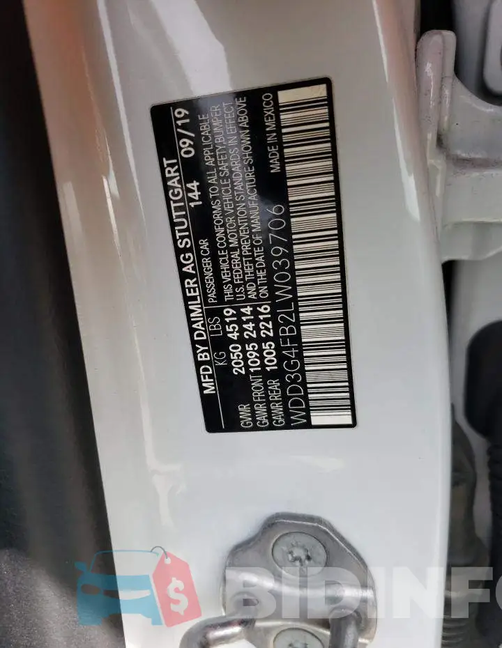 WDD3G4FB2LW039706 Photo# 12