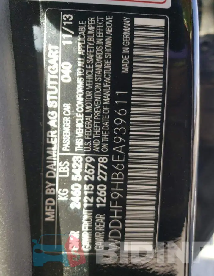 WDDHF9HB6EA939611 Photo# 12