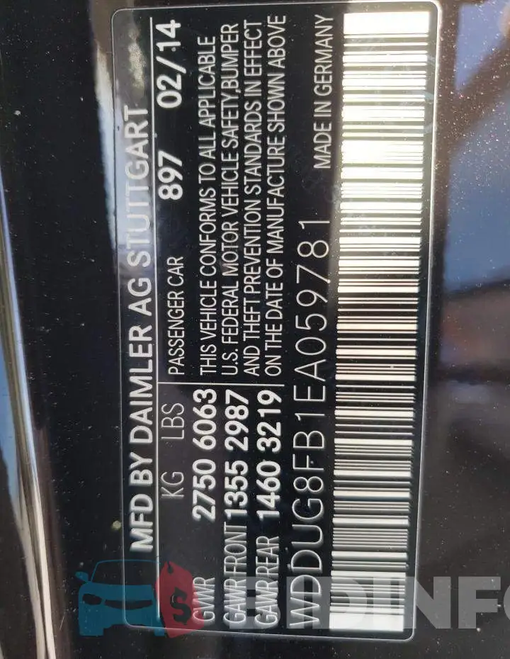 WDDUG8FB1EA059781 Photo# 12