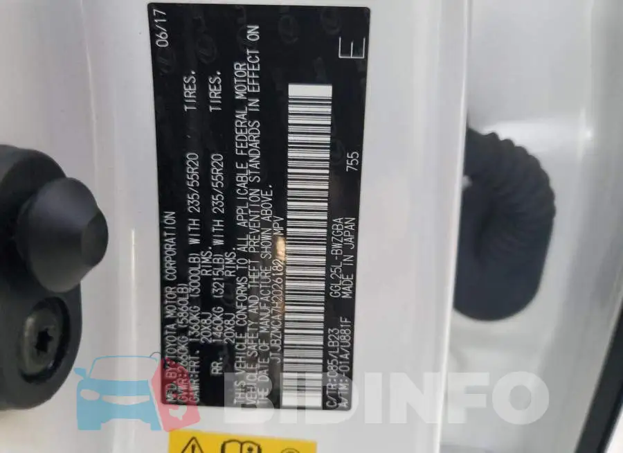 JTJBZMCA7H2026182 Photo# 13