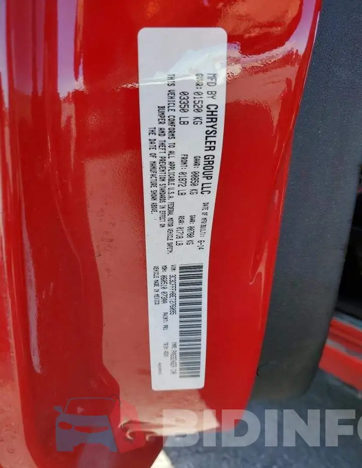 3C3CFFFH8ET276095 Photo# 12