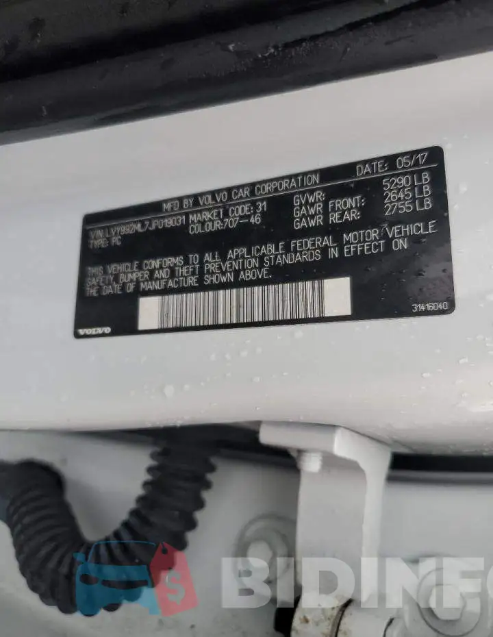 LVY992ML7JP019031 Photo# 12