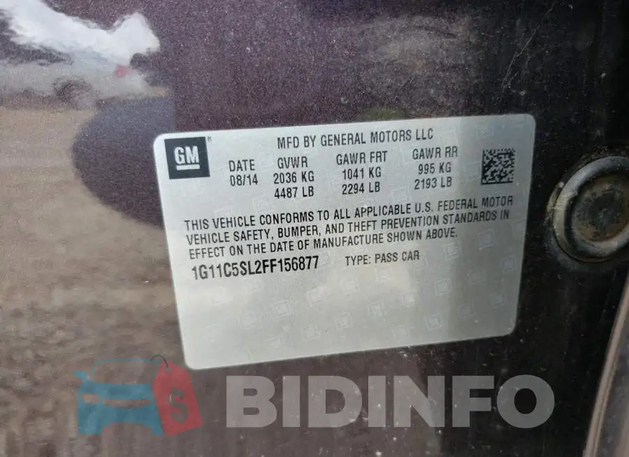 1G11C5SL2FF156877 Photo# 12