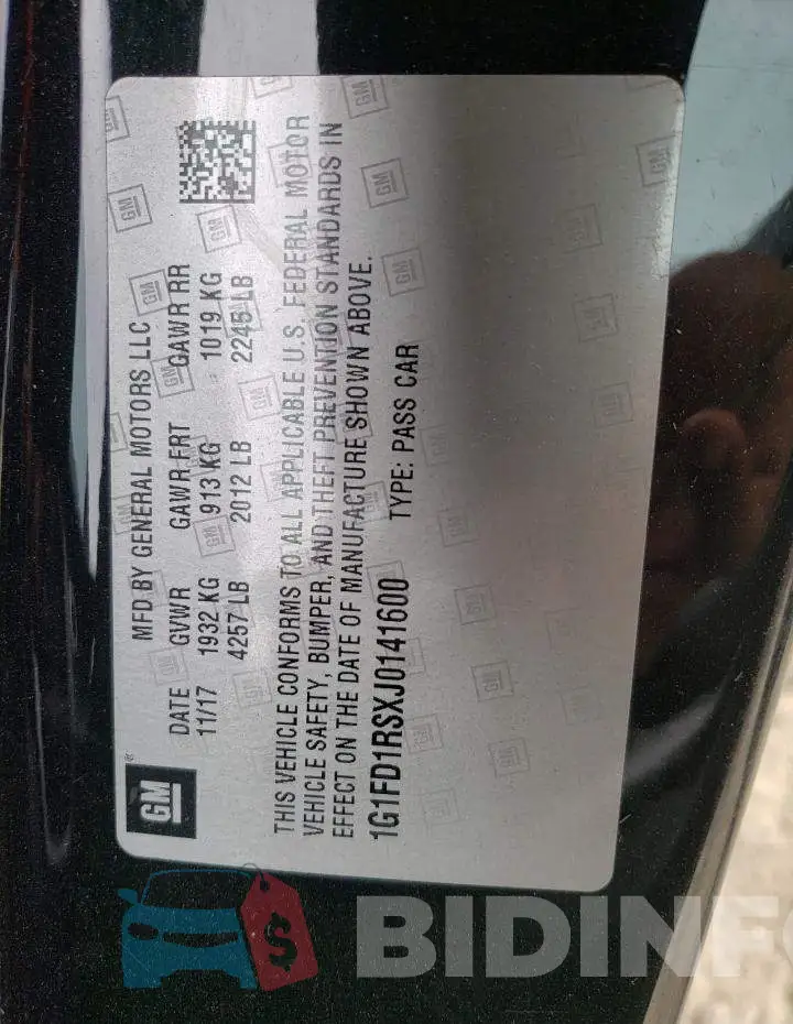 1G1FD1RSXJ0141600 Photo# 12
