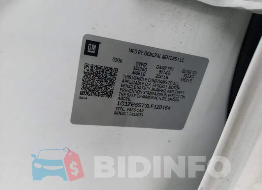 1G1ZB5ST3LF120164 Photo# 12
