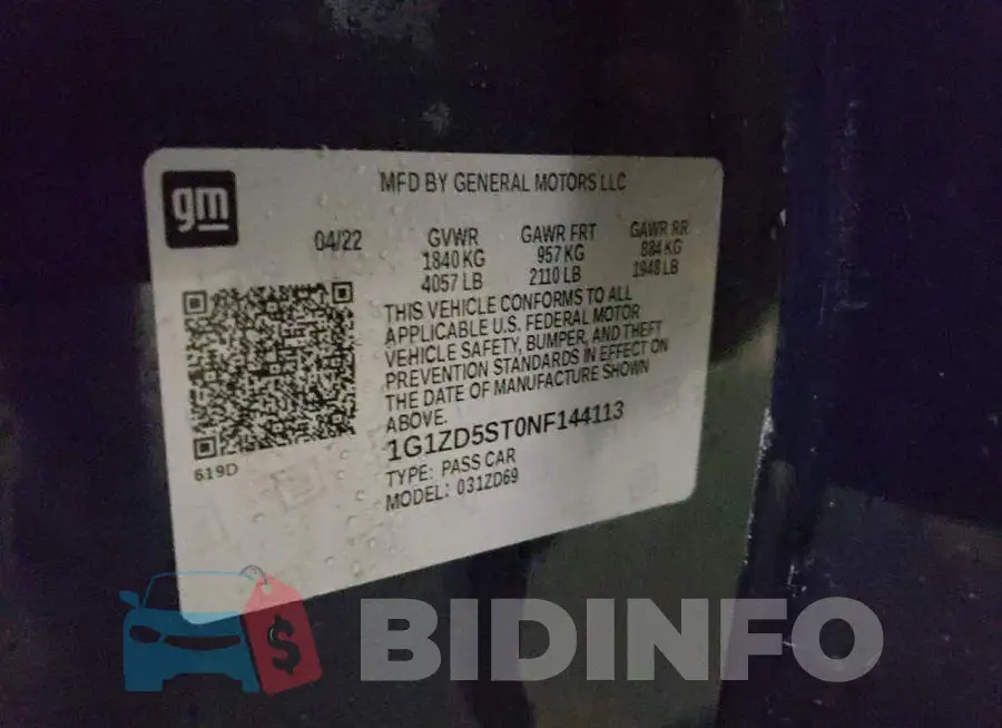 1G1ZD5ST0NF144113 Photo# 12