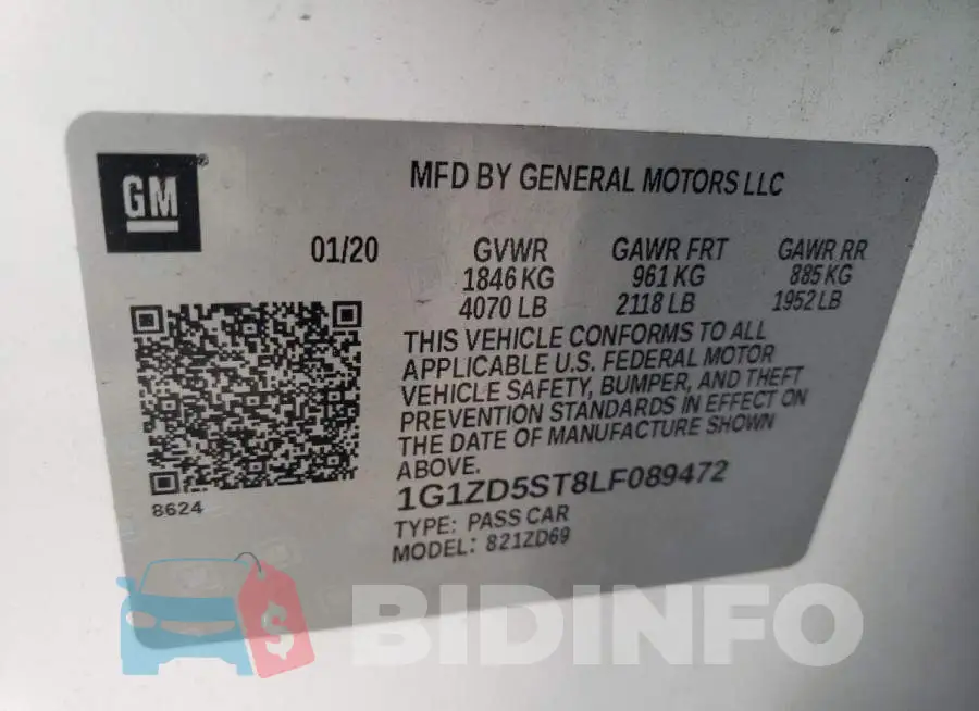 1G1ZD5ST8LF089472 Photo# 12