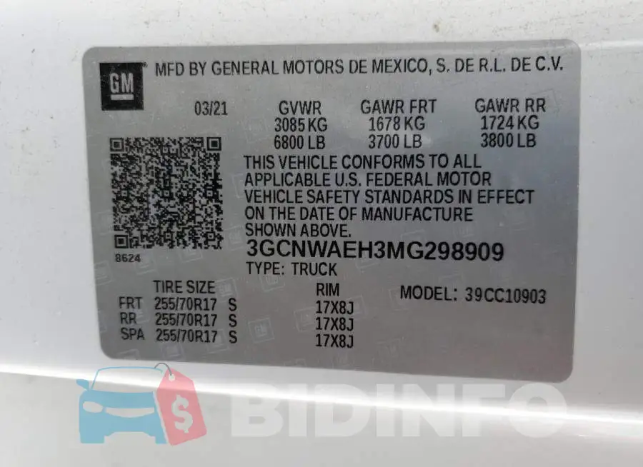 3GCNWAEH3MG298909 Photo# 12