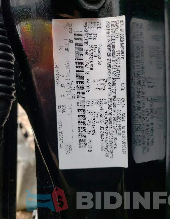 1FADP3K27EL409525 Photo# 12