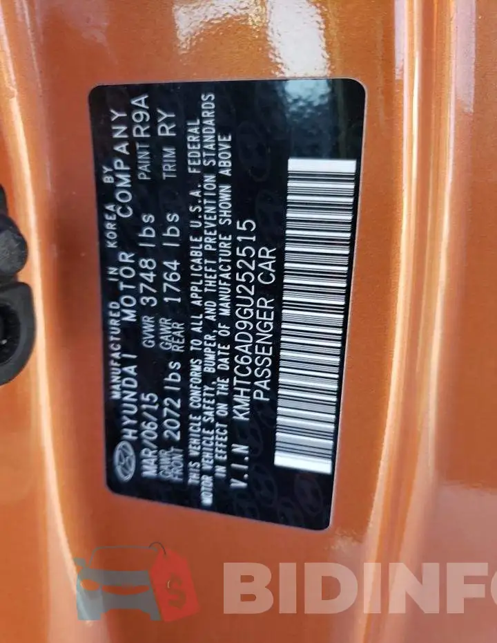 KMHTC6AD9GU252515 Photo# 12