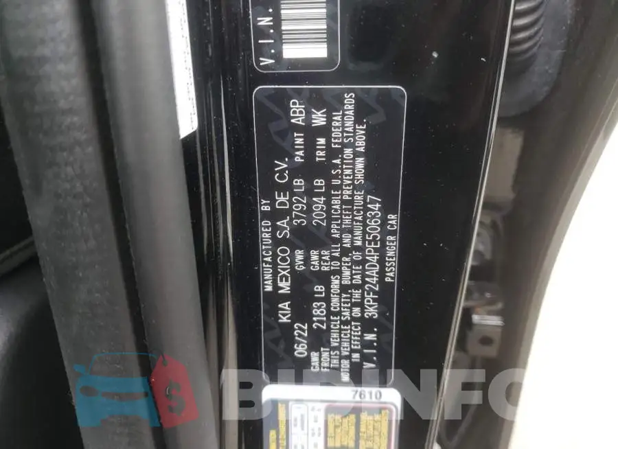 3KPF24AD4PE506347 Photo# 12