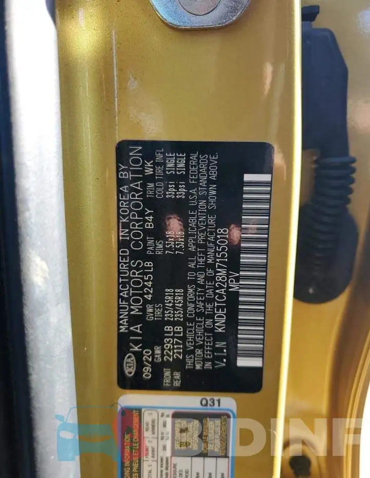KNDETCA28M7155018 Photo# 13