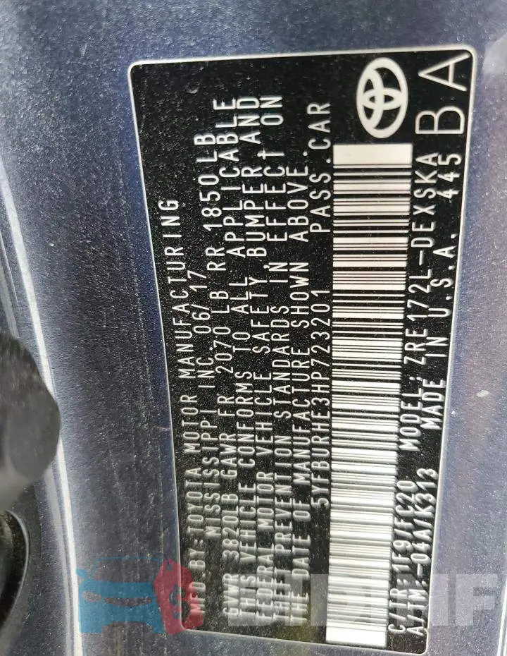 5YFBURHE3HP723201 Photo# 12