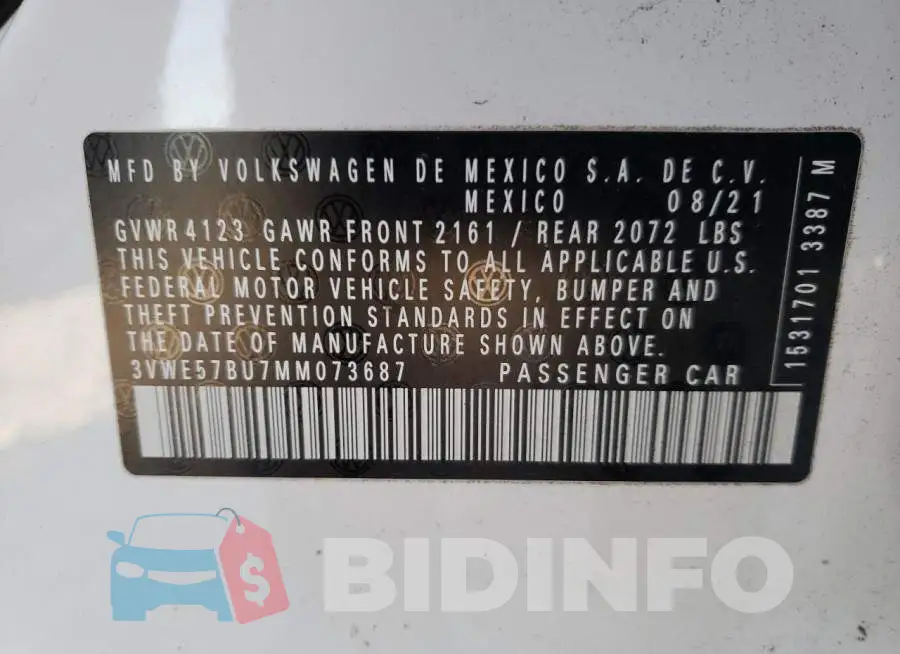 3VWE57BU7MM073687 Photo# 10