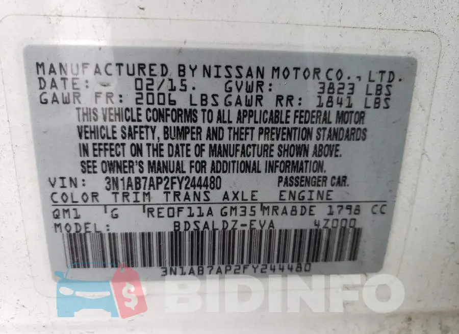 3N1AB7AP2FY244480 Photo# 12