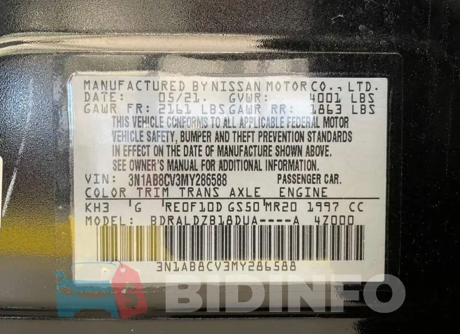 3N1AB8CV3MY286588 Photo# 10