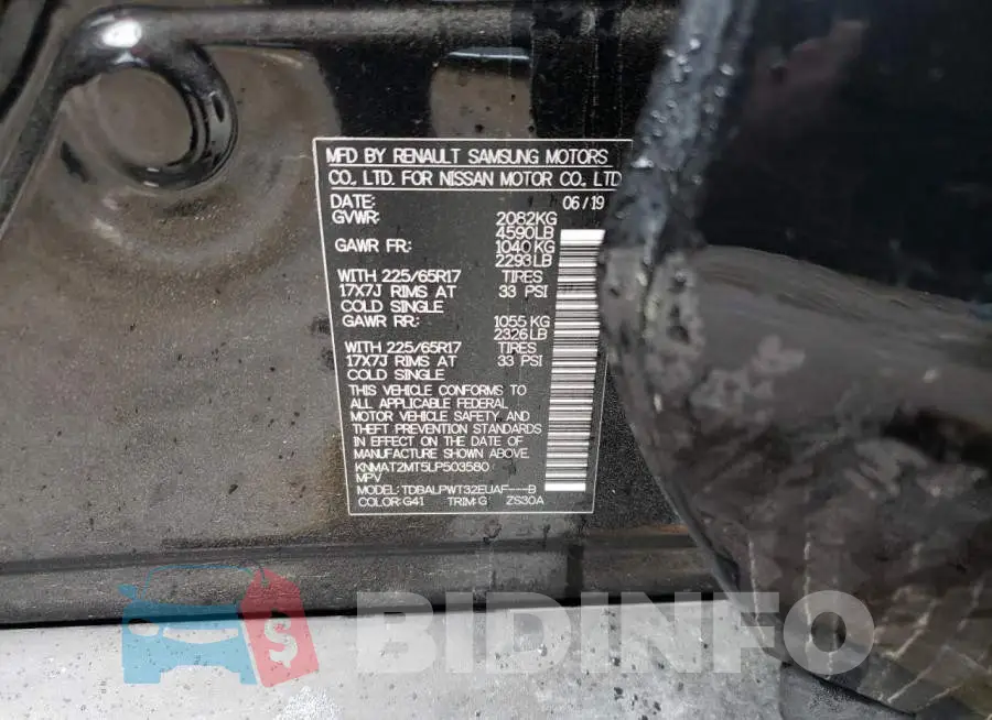 KNMAT2MT5LP503580 Photo# 13