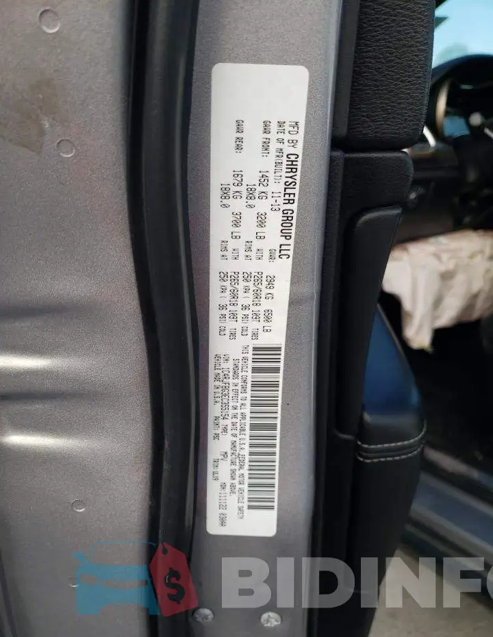 1C4RJFBG3EC355154 Photo# 12
