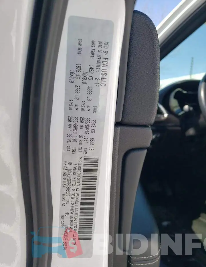 1C4RJFBG7HC809913 Photo# 12
