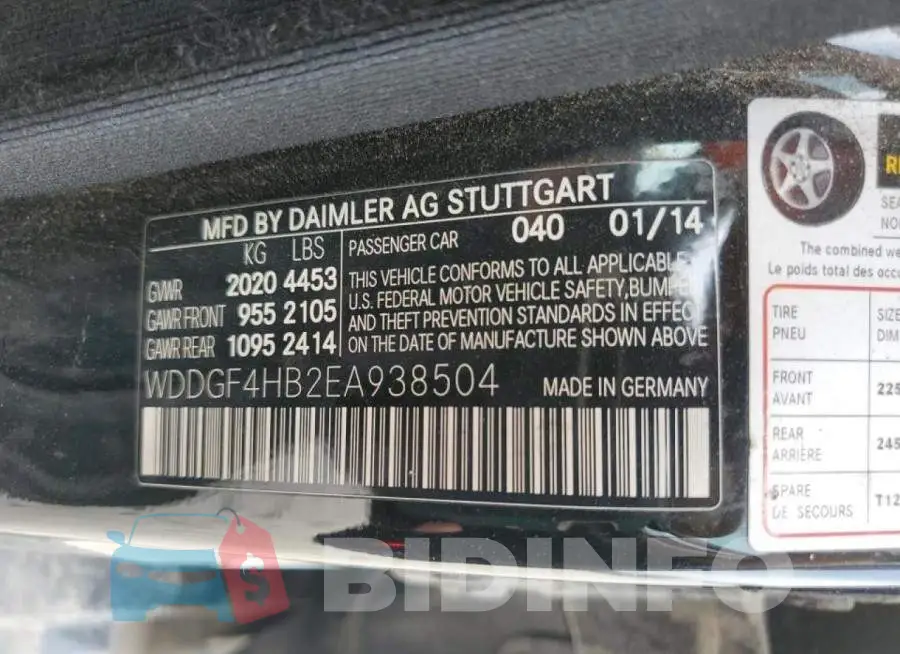 WDDGF4HB2EA938504 Photo# 12