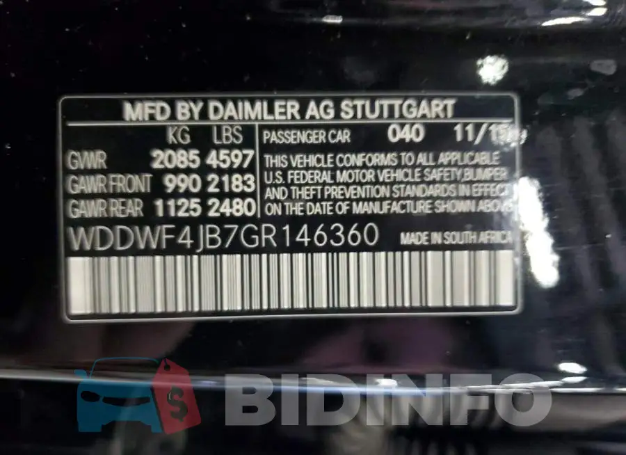 WDDWF4JB7GR146360 Photo# 12