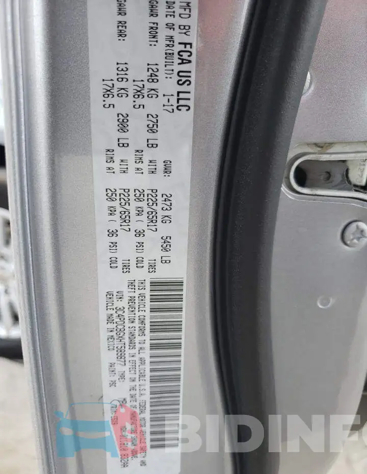 3C4PDCBGXHT589877 Photo# 13