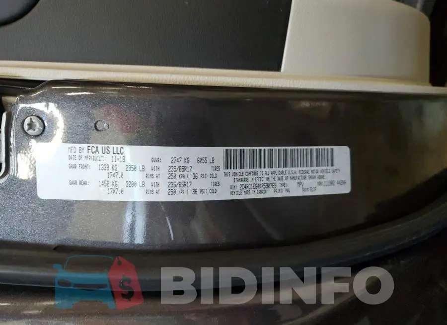2C4RC1EG4KR590769 Photo# 14