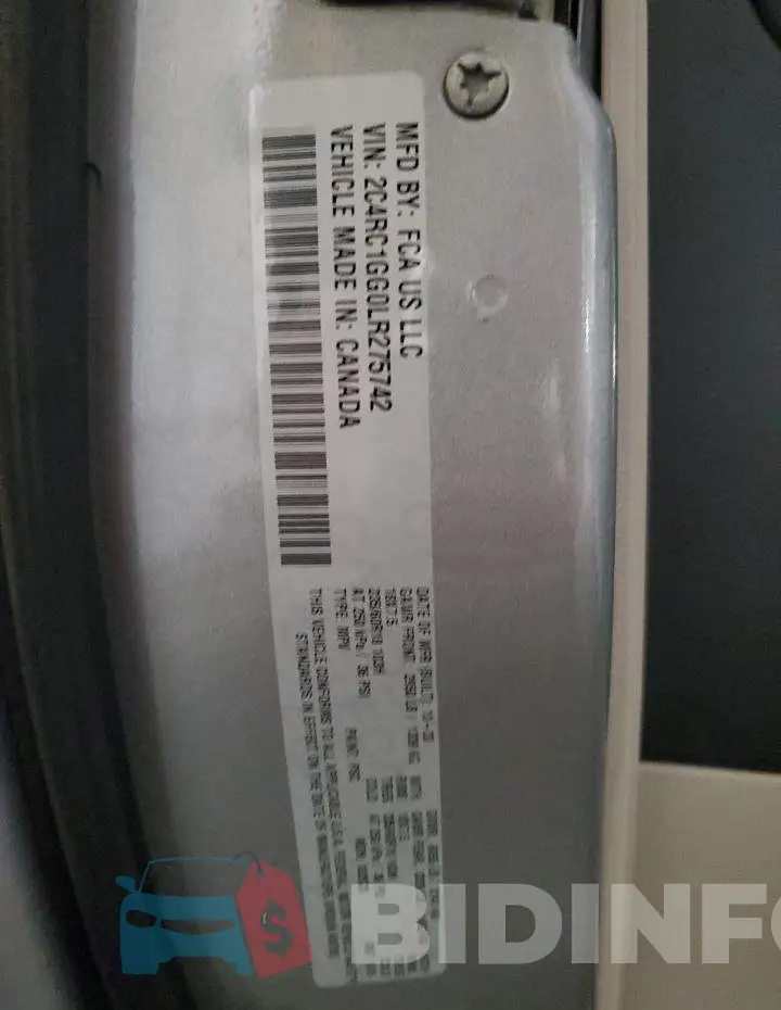 2C4RC1GG0LR275742 Photo# 14
