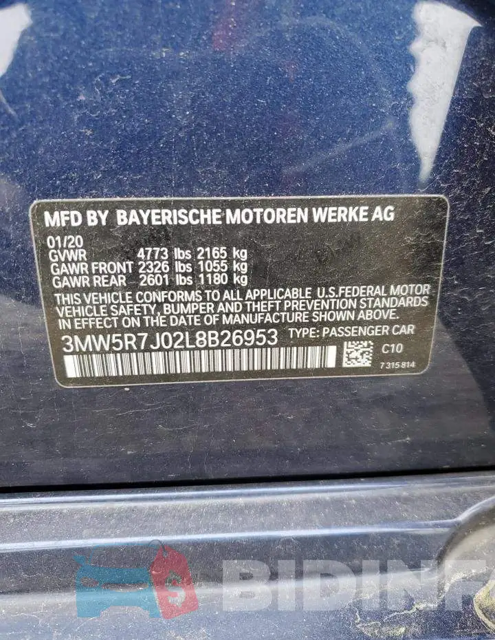 3MW5R7J02L8B26953 Photo# 13