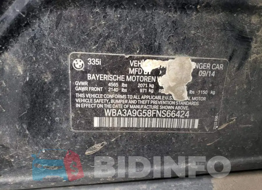 WBA3A9G58FNS66424 Photo# 12