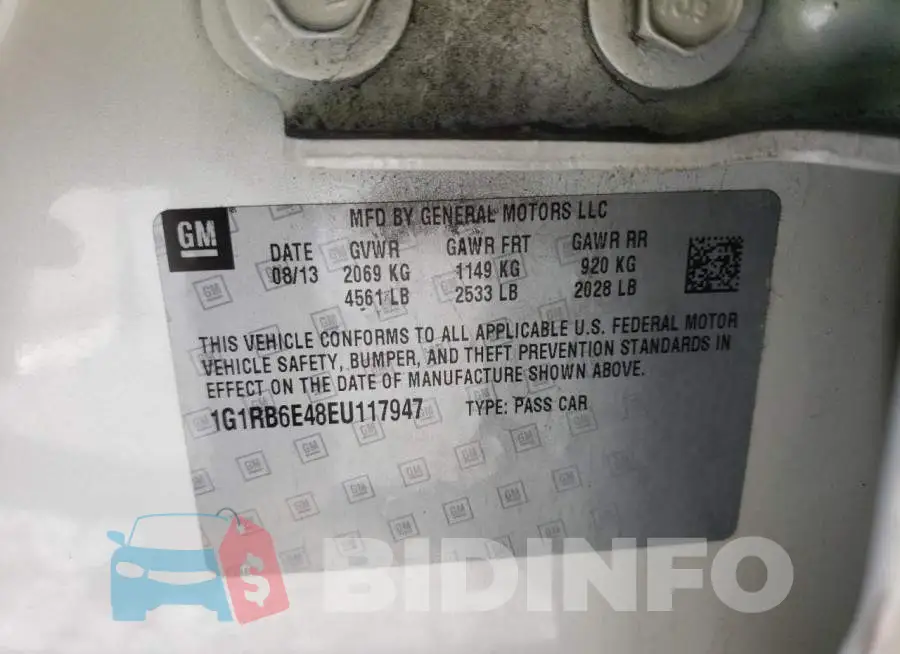 1G1RB6E48EU117947 Photo# 12