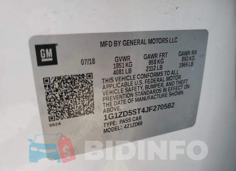 1G1ZD5ST4JF270582 Photo# 10