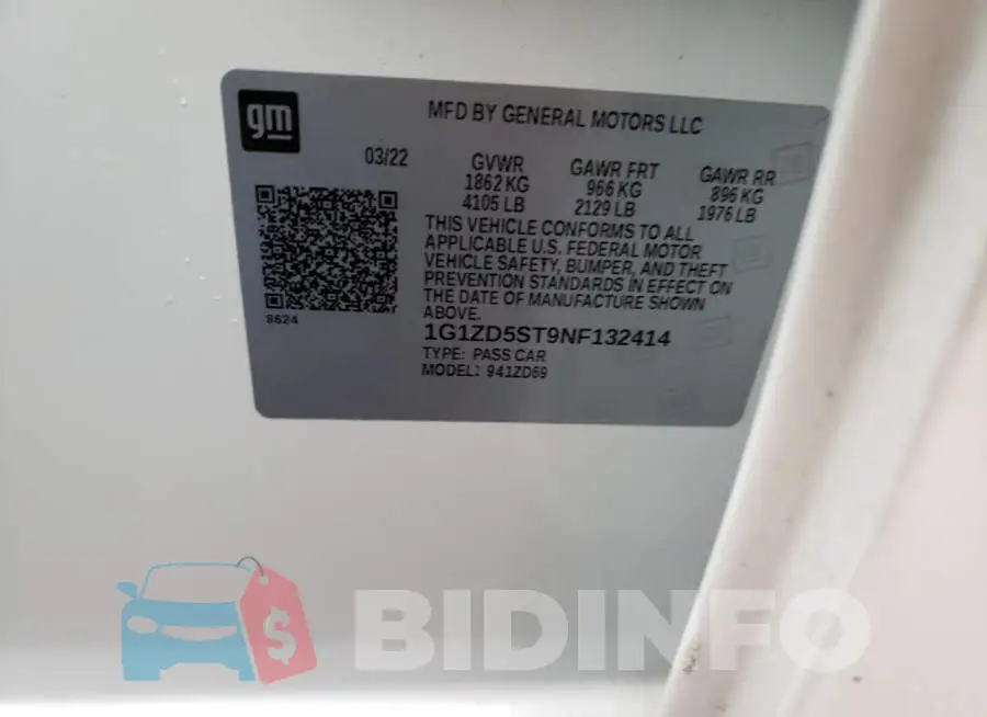 1G1ZD5ST9NF132414 Photo# 12