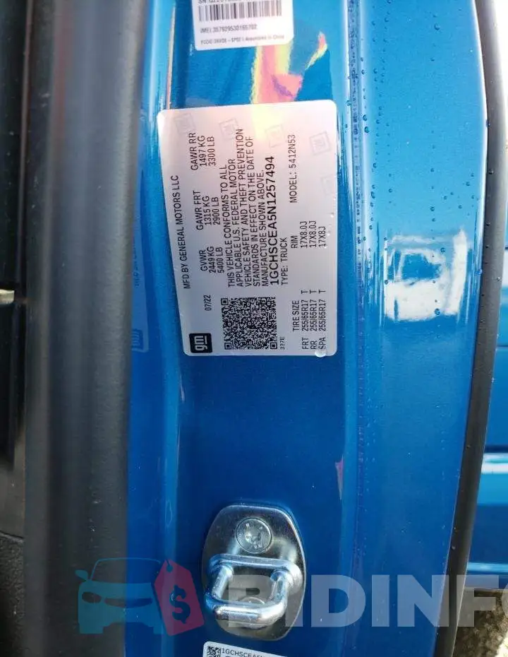 1GCHSCEA5N1257494 Photo# 13