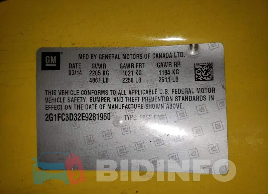 2G1FC3D32E9281960 Photo# 12