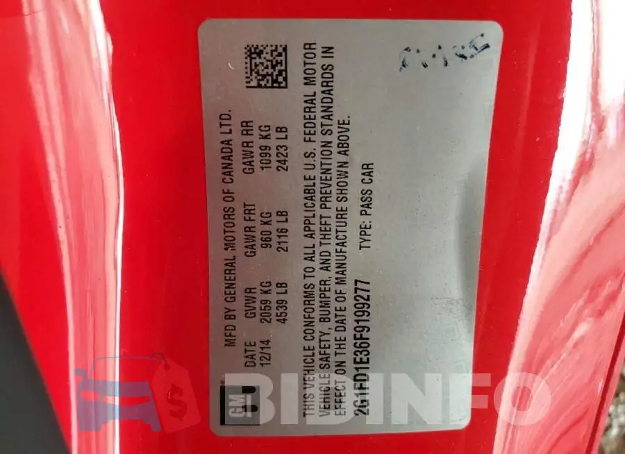 2G1FD1E36F9199277 Photo# 13