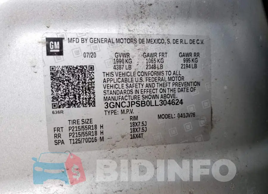 3GNCJPSB0LL304624 Photo# 13