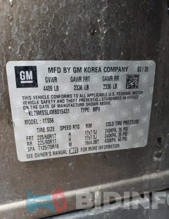 KL79MSSL4MB015431 Photo# 13