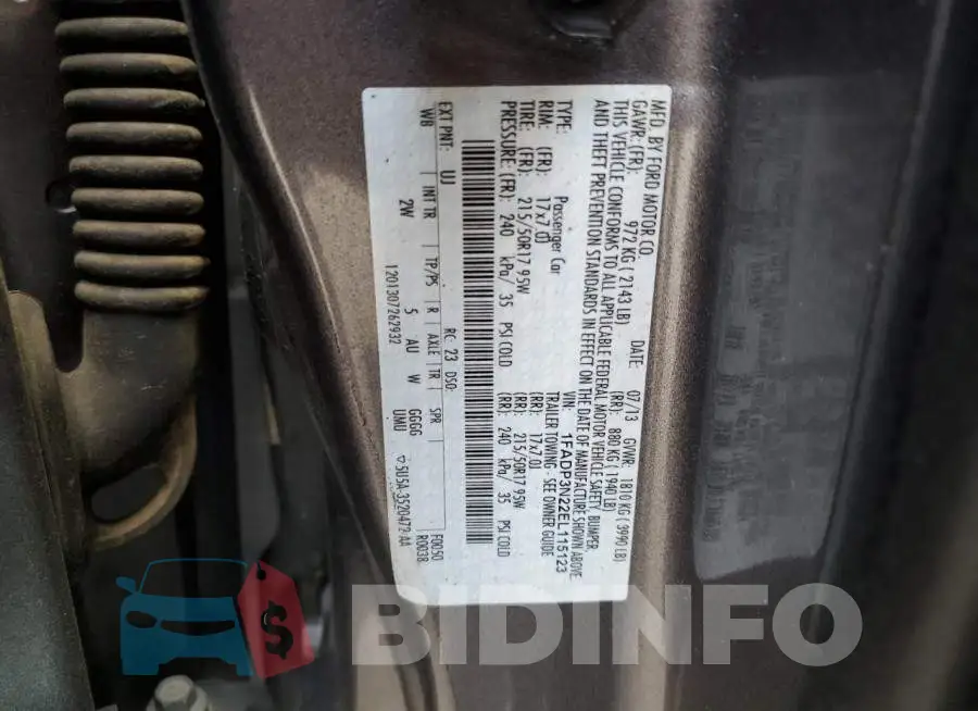 1FADP3N22EL115123 Photo# 12